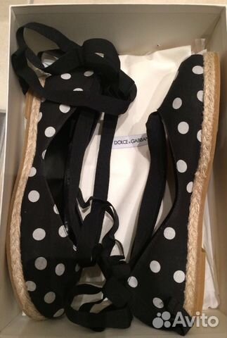 Новые туфли эспадрильи Dolce Gabbana (оригинал)