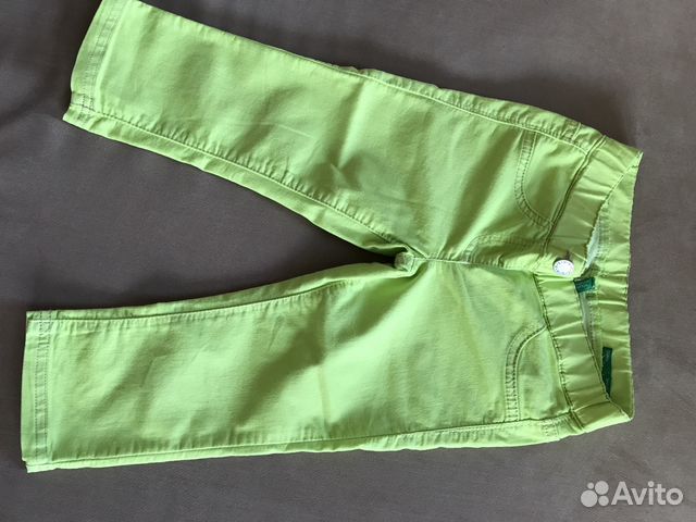 Брюки укорочённые на девочку 6-7 лет