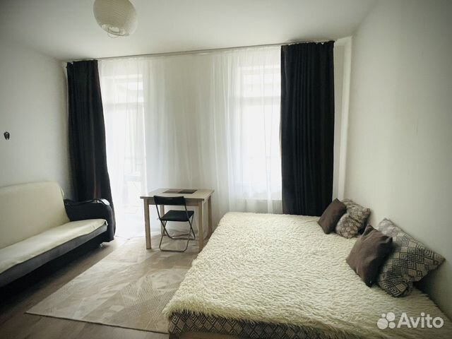 

Квартира-студия, 28 м², 2 кровати