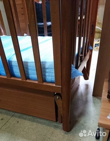 Детская кроватка - маятник Papaloni 125*65 см