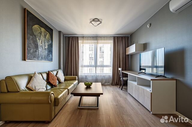 

1-к. квартира, 40 м², 2 кровати