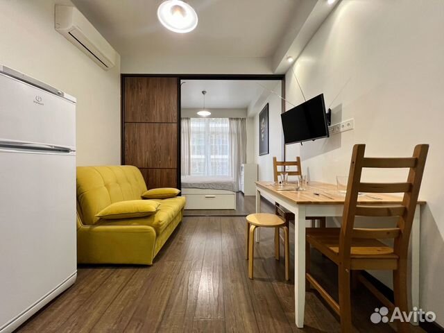

Квартира-студия в апарт-отеле, 35 м², 2 кровати