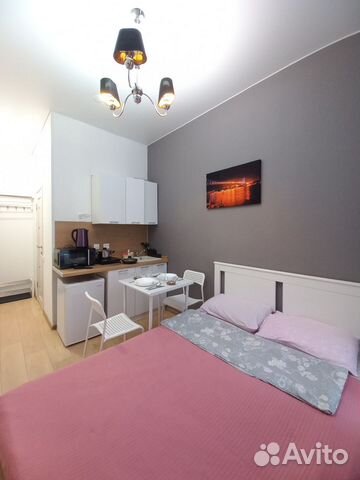 

Квартира-студия, 15 м², 1 кровать