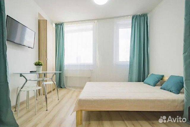 

Квартира-студия, 27 м², 2 кровати
