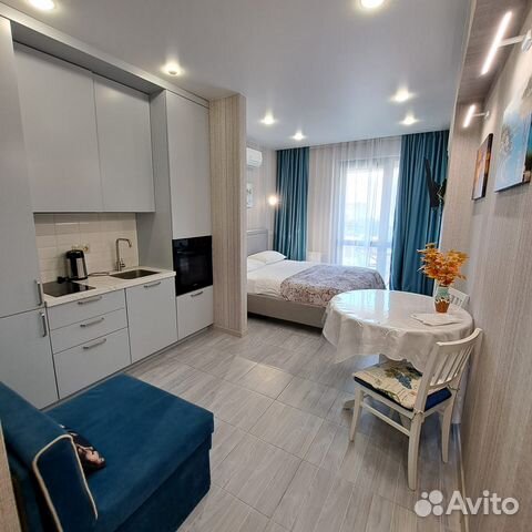 

Квартира-студия, 28 м², 1 кровать