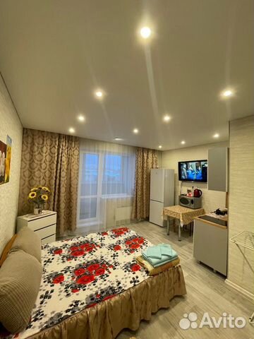 

Квартира-студия, 27 м², 3 кровати