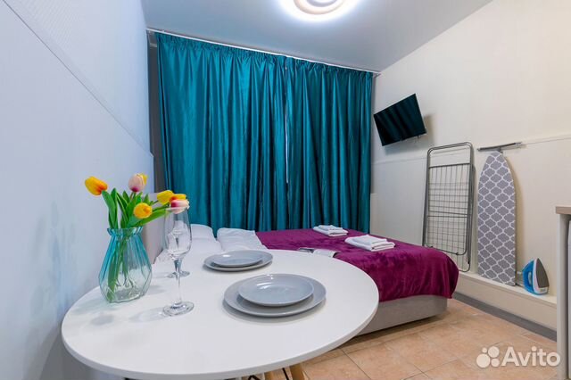 

Квартира-студия, 13,5 м², 1 кровать
