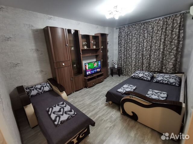 

1-к. квартира, 41 м², 2 кровати
