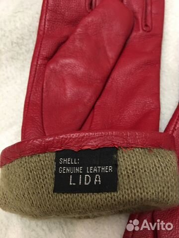 Новые кожаные перчатки
