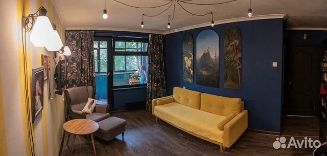 

2-к. квартира, 50 м², 3 кровати