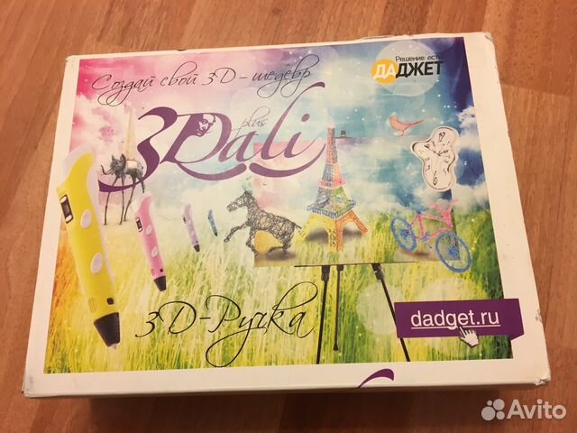 Новая 3D ручка и новый большой набор пластика Новая 3D ручка и новый большой набор пластика