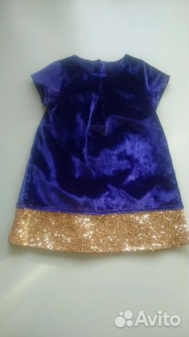 Платье Mothercare 1,5-2 года до 92 см, фиолетовое