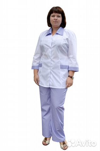 Костюм женский медицинский, ткань тиси