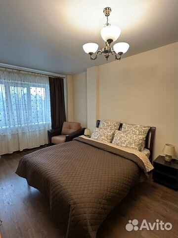 

1-к. квартира, 54 м², 2 кровати