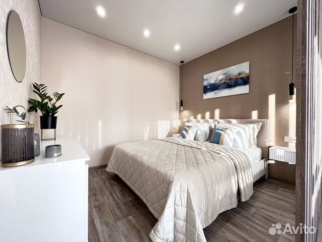 

1-к. квартира, 46 м², 2 кровати