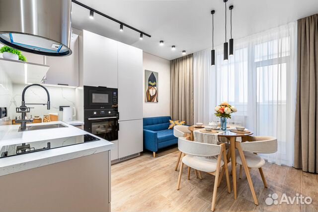 

1-к. квартира, 45 м², 3 кровати