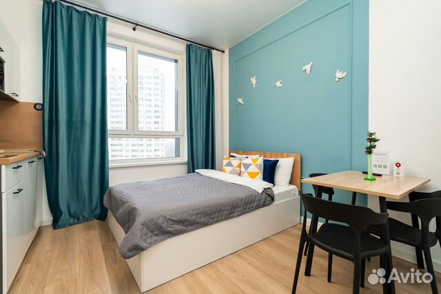 

Квартира-студия, 17 м², 1 кровать