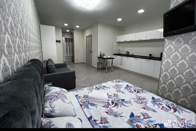 

Квартира-студия, 45 м², 2 кровати