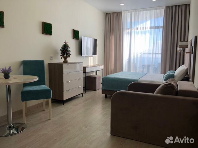 

Квартира-студия, 30 м², 2 кровати