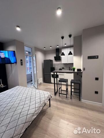 

Квартира-студия, 28 м², 1 кровать