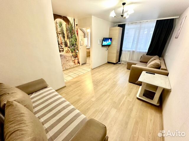 

1-к. квартира, 38 м², 2 кровати