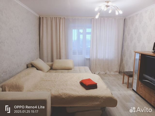 

1-к. квартира, 44 м², 2 кровати