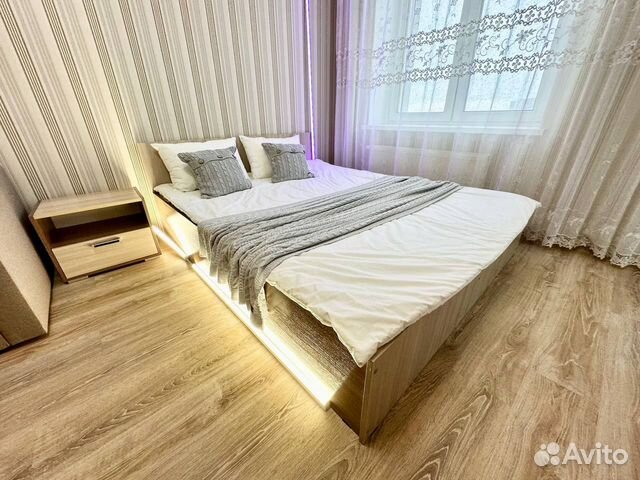 

1-к. квартира, 44,4 м², 2 кровати