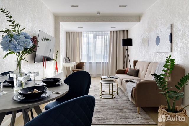 

1-к. квартира, 50 м², 2 кровати