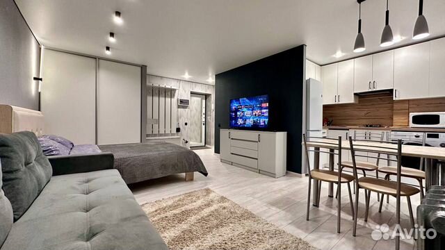 

Квартира-студия, 33 м², 2 кровати