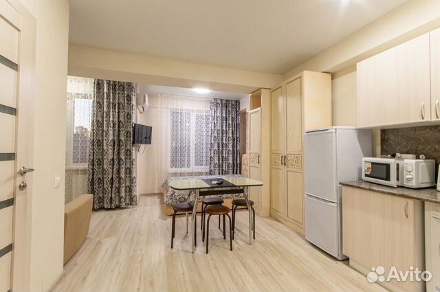 

Квартира-студия, 28 м², 2 кровати
