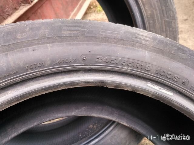 Шины Bridgestone Dueler б/у 245/55 R19