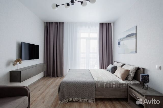 

1-к. квартира, 45 м², 2 кровати