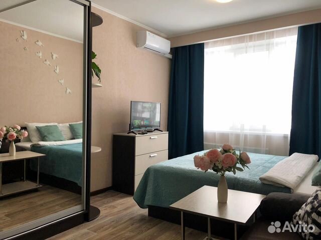 

Квартира-студия, 25 м², 2 кровати