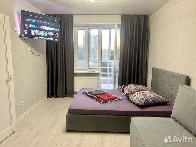 

1-к. квартира, 41 м², 2 кровати