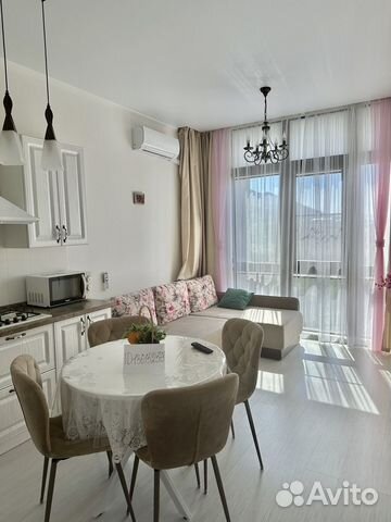 

1-к. квартира, 45,6 м², 2 кровати