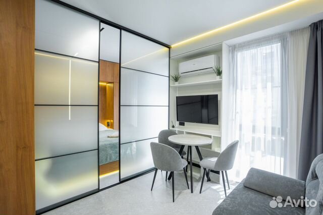 

Квартира-студия, 30 м², 2 кровати