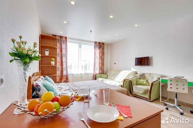 

Квартира-студия, 30 м², 2 кровати