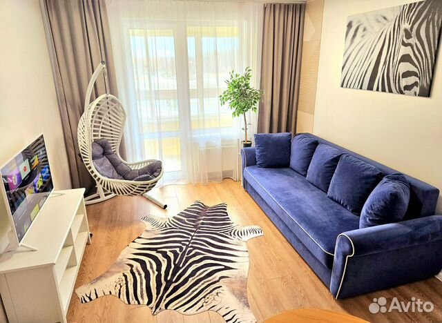 

1-к. квартира, 40 м², 2 кровати