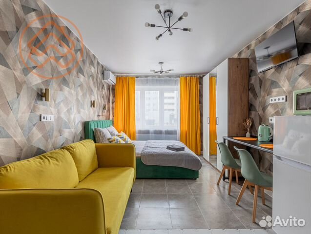 

Квартира-студия, 22 м², 2 кровати