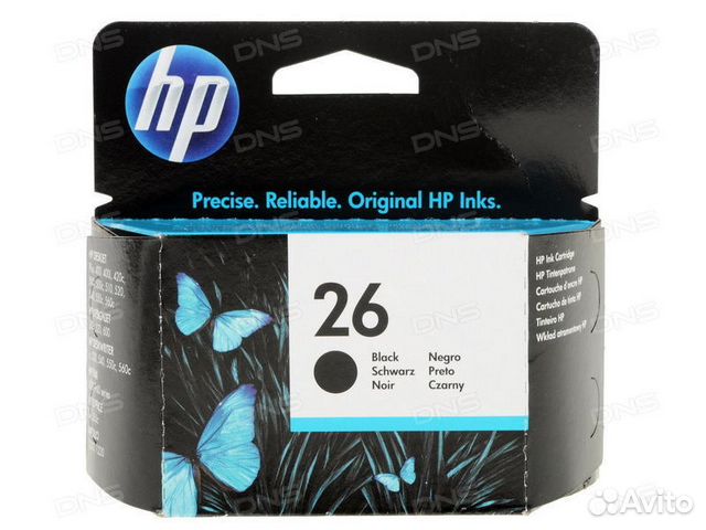 Картридж струйный HP 26 51626AE Black