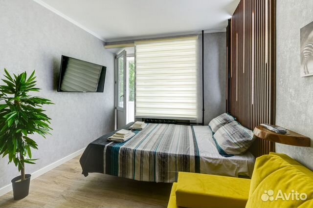 

Квартира-студия, 25 м², 2 кровати