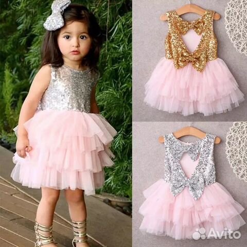 Платье праздничное нарядное новое 80 размер