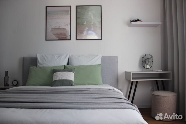 

1-к. квартира, 36,5 м², 2 кровати