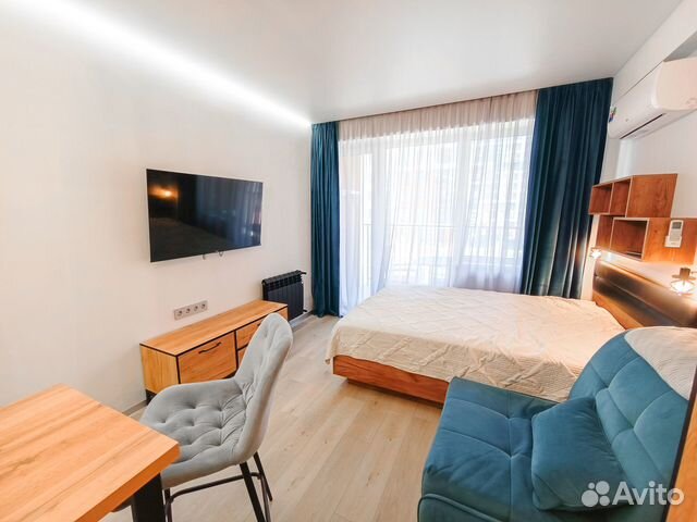 

Квартира-студия, 24 м², 2 кровати
