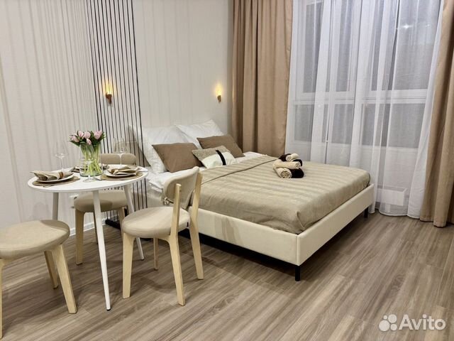 

Квартира-студия, 25 м², 2 кровати