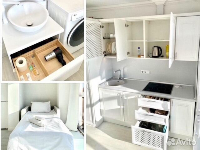 

Квартира-студия, 35 м², 2 кровати