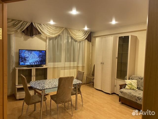 

1-к. квартира, 54 м², 2 кровати