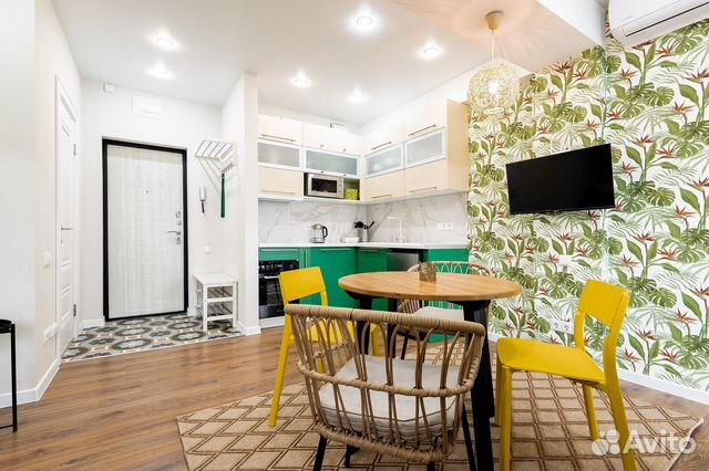 

Квартира-студия, 32 м², 2 кровати