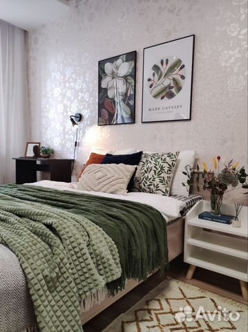 

1-к. квартира, 50 м², 2 кровати
