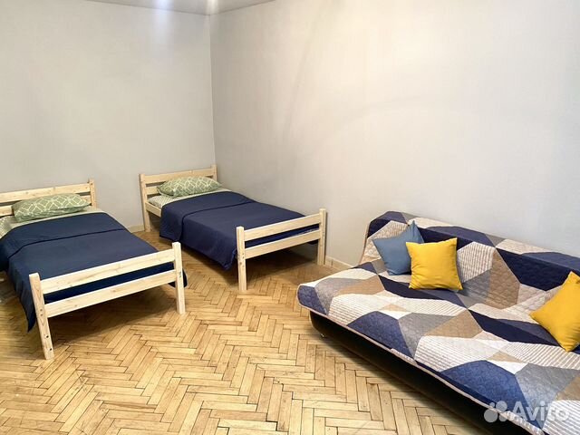 

1-к. квартира, 42 м², 3 кровати